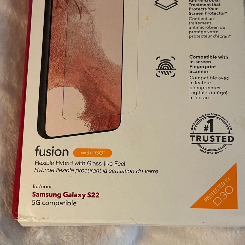 ZAGG InvisibleShield Screen Protector for Samsung Galaxy S22 - Clear